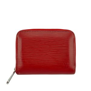 [Used] LOUIS VUITTON M6015M Zippy Coin Purse Card Case Epi Leather Coin Case Wallet Brand Coin Purse RED