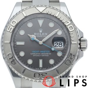 ロレックス ヨットマスター40 ウォッチ ダークロジウム Yacht-Master 40 Roresium 126622 箱 保証書 PT/SS メンズ時計 ダークロジウム 仕上げ済 美品 【中古】