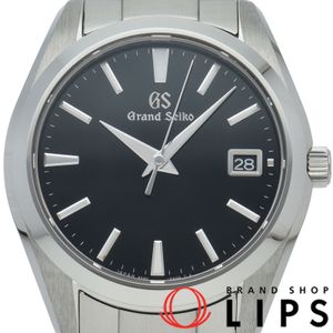 นาฬิกาข้อมือผู้ชาย Seiko Grand Seiko Quartz ขนาด 40 มม. รุ่น Heritage Collection SBGV223/9F82-0AF0 พร้อมกล่อง ใบรับประกัน ตัวเรือนสแตนเลส สีดำ ขัดเงา สภาพดีเยี่ยม [มือสอง]