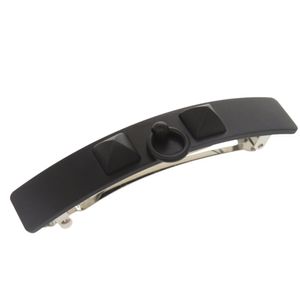 Hermes Caprice Barrette, Black Hair Accessory, 1610 [Used] HERMES