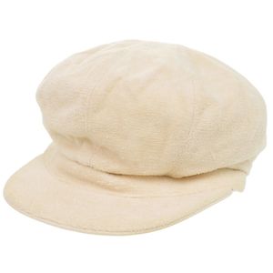 Hermes Cotton/Rayon/Linen Ivory Casquette Hat White 0365 [Used] HERMES
