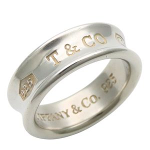 Tiffany & Co. 1837 Ring, Sterling Silver 925, Approx. 7.6g [Pre-owned]