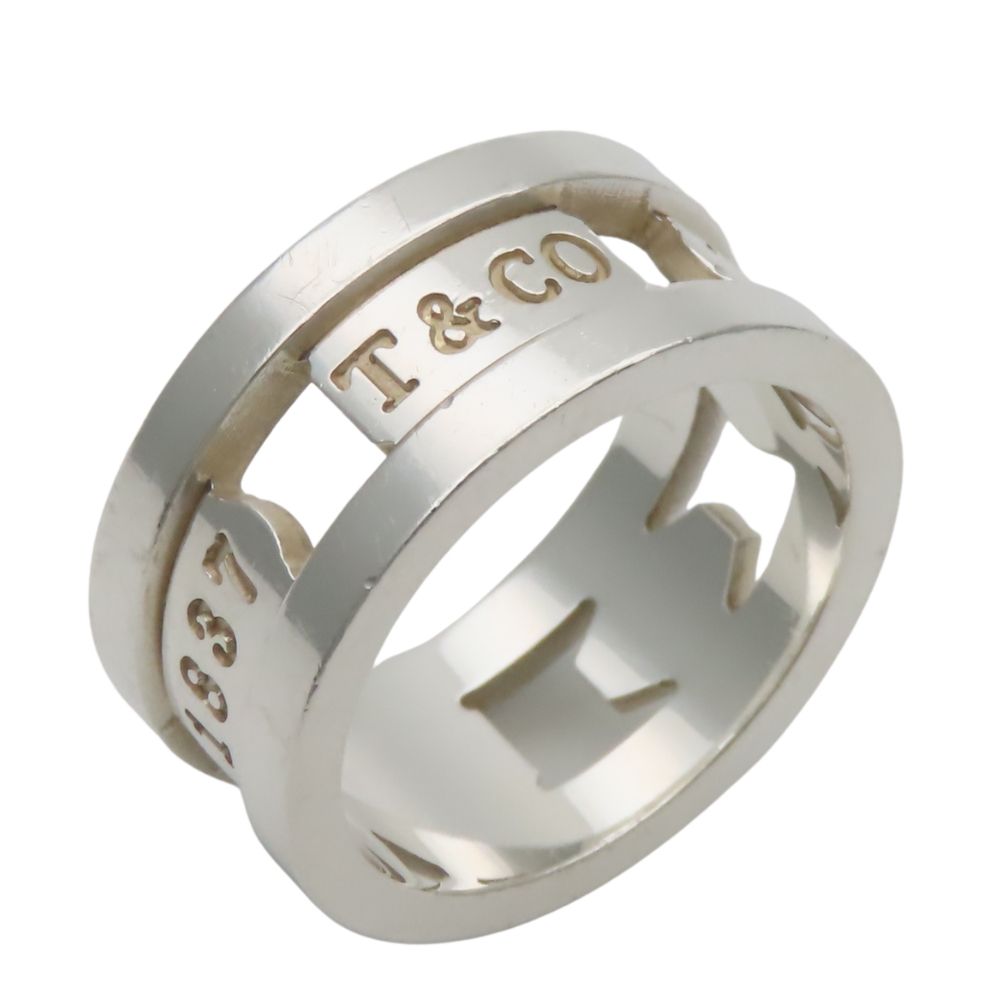 Tiffany & Co. 1837 Element Ring, Sterling Silver 925, Approx. 7.8g [Pre ...