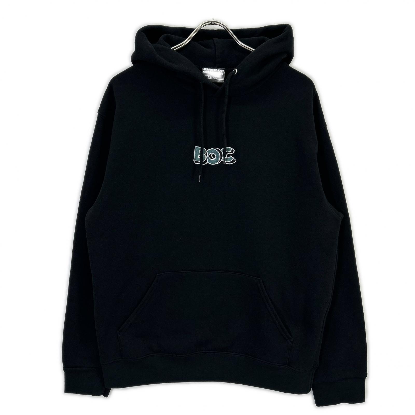 Bump of Chicken Black BOC Logo Hoodie Sweatshirt Parka M [Used