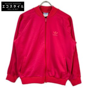 Adidas 70's-80's Pink USA-made Zip-up Blouson, Size L [Used]