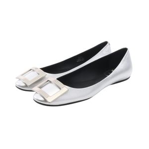 [Used] Roger Vivier Gommette Leather Flat Shoes for Women - Used A