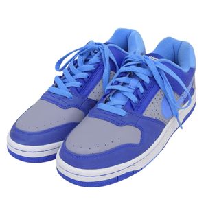 Unused ▲NIKE Zoom Air Delta Force Leather Low-Cut Sneakers, 2005 Model, 309784-041, Blue/Gray, Size 26.5 (Men's), with Box.