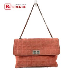CHANEL 6040*** Flap 2.55 Hardware Chocolate Bar Shoulder Bag