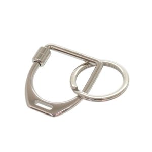 Unused Hermes Etrier Silver Keychain 0464 [Used] HERMES