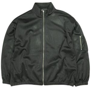 Danke Schon 던케셰인 MESH STAND BLOUSON 메쉬 스탠드 컬러 블루존 Free BLACK 샘플품 MA-1 아우터【중고】【Danke Schon】