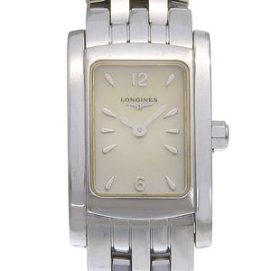 론진 LONGINES 돌체 비타 손목시계 L5.158. 4 스테인리스 스틸 쿼츠 아날로그 표시