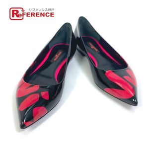 LOUIS VUITTON MA1018 Pumps, Flat, Monogram Graffiti Leather Shoes