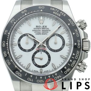 ロレックス コスモグラフ デイトナ ウォッチ Cosmograph Daytona 126500LN 箱 保証書 SS/セラミック メンズ時計 ホワイト 美品 【新品】