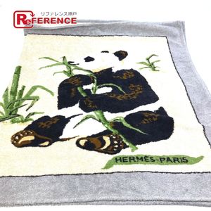 愛馬仕熊貓沙灘巾