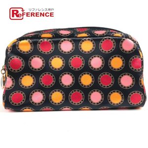 BVLGARI PARFUMS all-over print logo pouch