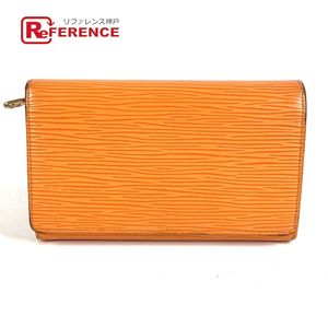 LOUIS VUITTON Epi Portefeuille Trésor Compact Bi-fold Wallet