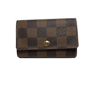 Louis Vuitton N62630 Damier Multicles 6 Key Case (Holds 6 Keys)
LOUIS VUITTON Braun