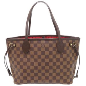 신품 같이 루이비통 네버풀 PM 다미에 슬리즈 N51109 토트 백 LV 0158【중고】 ​​LOUIS VUITTON