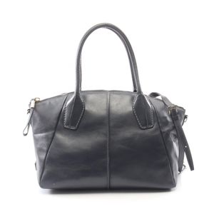 【二手】Tod's TOD'S手提包D淨化草本包 2WAY 海軍藍皮革雙肩包 女士二手 B
