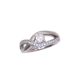 Like New Diamond Ring (0.627ct & 0.13ct) - Platinum 950, Size 25 - 19.1g - Jewelry - Item No. 0078 [Pre-owned]