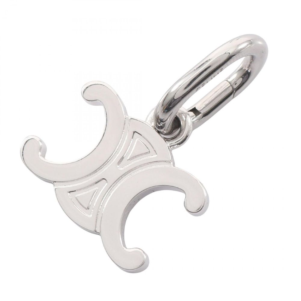 [Used] Celine CELINE Keychain Triomphe Charm B101L6BRAGGV8 Silver Other ...