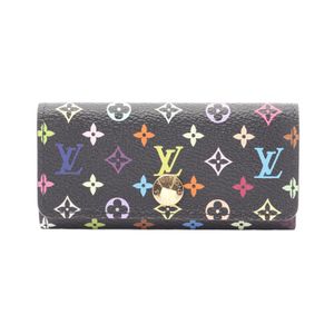 [Used] Louis Vuitton LOUIS VUITTON Key Case Multicles 4 Monogram Color Noir M93732 Noir/Grenade Other Multicles 4 Women's