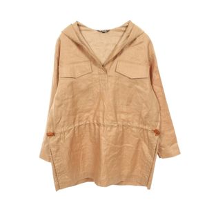 [Used] Loro Piana Anorak Hoodie, Braun Fabric, Women's Hoodie, Used A