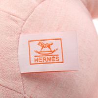 [Used] Hermes Baby Hermie Rose Lilac Plush Toy, Pink Fabric, Women's, Used A
