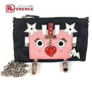 PRADA Chain Bag Robot Logo Shoulder Bag