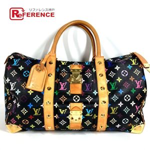 LOUIS VUITTONFL0014 Monogram 顏色 Takashi Murakami 鉚釘 Keepall 45 波士頓包