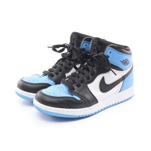 [Used] Nike AIR JORDAN 1 RETRO HIGH OG GS FD1437 Leather Sneakers for Men - Used A