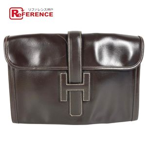 HERMES H logo vintage Jige PM clutch bag