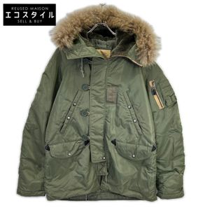 Avirex 6172027 Sage Green Nylon N-3B Flight Jacket, Size M [Used]