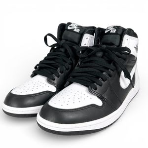 Unused ▲NIKE DZ5485-010 AIR JORDAN 1 RETRO HIGH OG High-Top Sneakers Black/White Size 27 with Box Men's