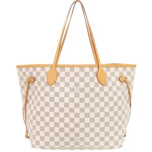 Louis Vuitton Neverfull MM Damier Azur N51107 Tote Bag LV 0383 [Used] LOUIS VUITTON