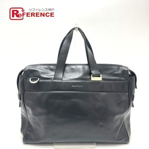 Salvatore Ferragamo logo business bag