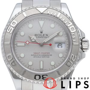 นาฬิกาข้อมือผู้ชาย Rolex Yacht-Master 16622(D) ตัวเรือนทำจากโรเลเซียม PT/SS สีเงิน ขัดเงา รุ่นปี 2005 สภาพดีเยี่ยม [มือสอง]