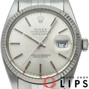 นาฬิกา Rolex Datejust สำหรับผู้ชาย รุ่นโบราณ Datejust Mens 16014(8) พร้อมกล่อง ใบรับประกัน ตัวเรือน K18WG/SS สีเงินขัดเงา ปี 1983 สภาพดีเยี่ยม [มือสอง]
