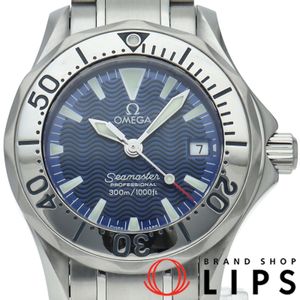 นาฬิกาข้อมือผู้หญิง Omega Seamaster 300M Quartz ขนาด 28 มม. รุ่น 2285.80 ตัวเรือนสแตนเลส สีน้ำเงินขัดเงา สภาพดีเยี่ยม [มือสอง]