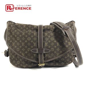 LOUIS VUITTON Monogram Mini Lin Saumur 30 Shoulder Bag