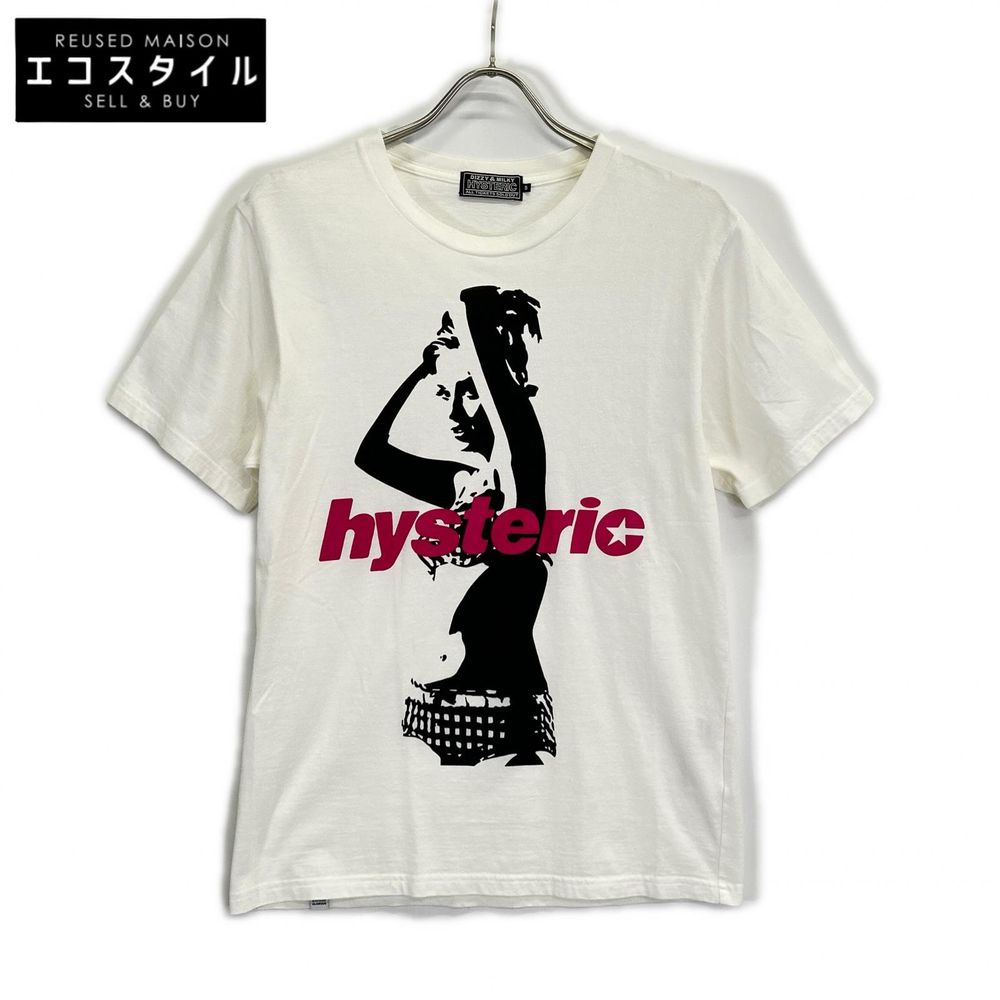 Hysteric Glamour 02251CT01 White HYSTERIC ARMPITS T-shirt Size S 