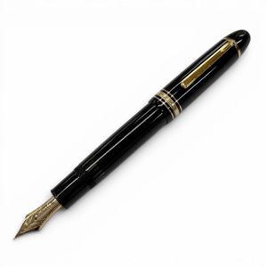 品相極佳 ▼MONTBLANC萬寶龍復古 Meisterstück 149 14K F 尖 70 年代 白星鋼筆 黑金 德國製造 男士