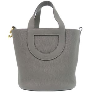 Excellent condition Hermes In the Loop handbag in Taurillon Clemence/Swift leather with gold hardware, B stamp (2023 production). Item number 0338. [Pre-owned] HERMES