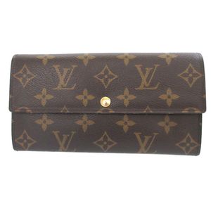 루이비통 모노그램 포르토포유 사라 M61734 2개 접이식 지갑 지갑 0861【중고】 LOUIS VUITTON