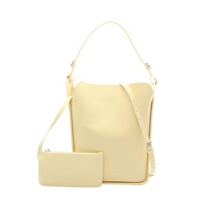 【중고】 발렌시아 BALENCIAGA 숄더백 노스 사우스 2WAY 659920 파스텔 옐로우 가죽 TOOL 2.0 스몰 노스 사우스 레이디스 Used A
