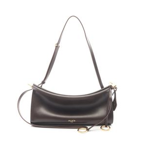 【二手】ALAIA ALAIA 單肩包 LE CLICK EAST WEST SMALL AA1S01426CA332730ブラウン皮革單肩包 女士 全新