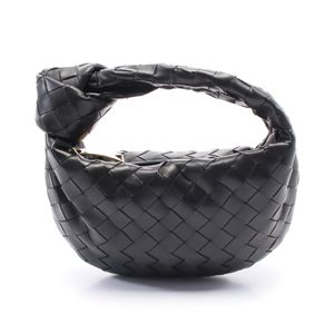 【二手】Bottega Veneta BOTTEGA VENETA Jodie 手提包 651876VCPP58425 黑色皮革單肩包 女士 全新