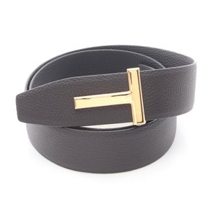 【二手】TOM FORD·福特雙面皮帶 TB178LCL236GENB100ブラウン真皮男士皮帶 全新