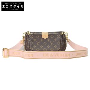 路易威登 M44840 Rose Claire Monogram Multi Pochette 配件包 [二手]
