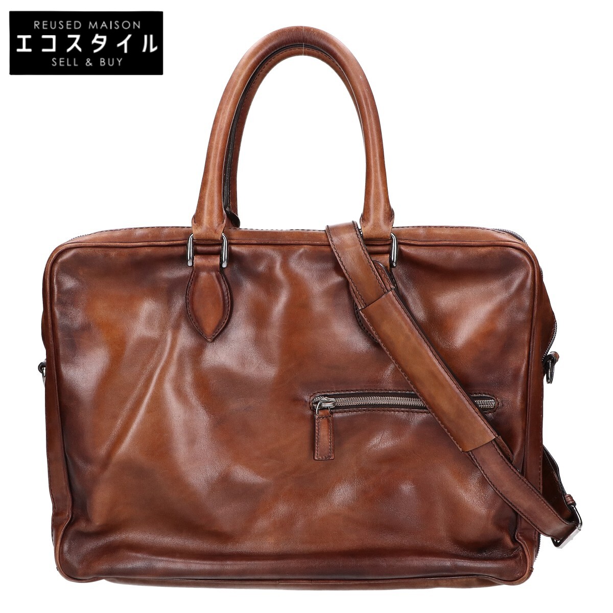 Salvatore Ferragamo ロゴ ビジネスバッグ | 日本二手精品 ｜ ドコデモ